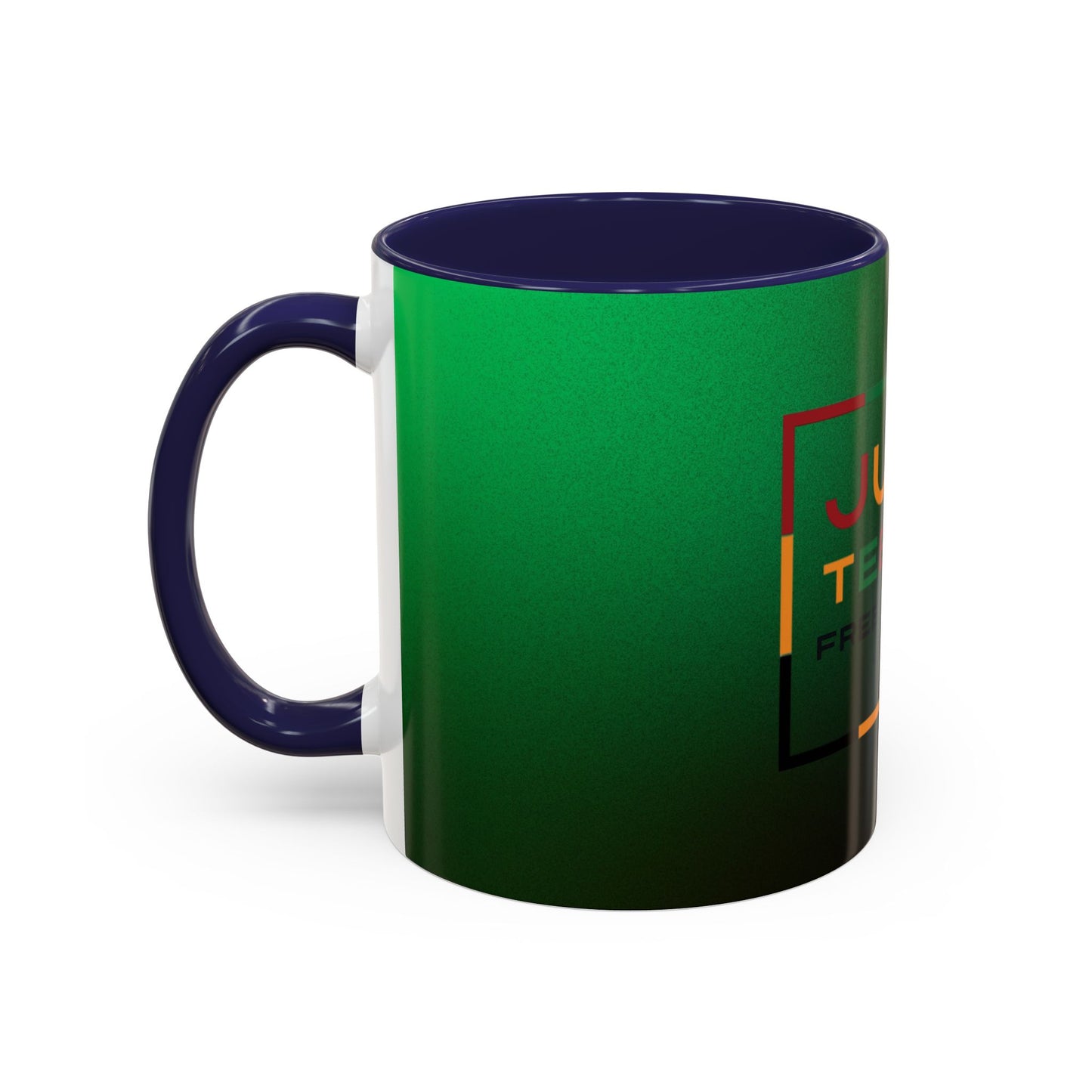Juneteenth Accent Coffee Mug - Celebrate Freedom, Gift for Black History Month, Unique Housewarming Gift, Colorful Mug for All Occasions