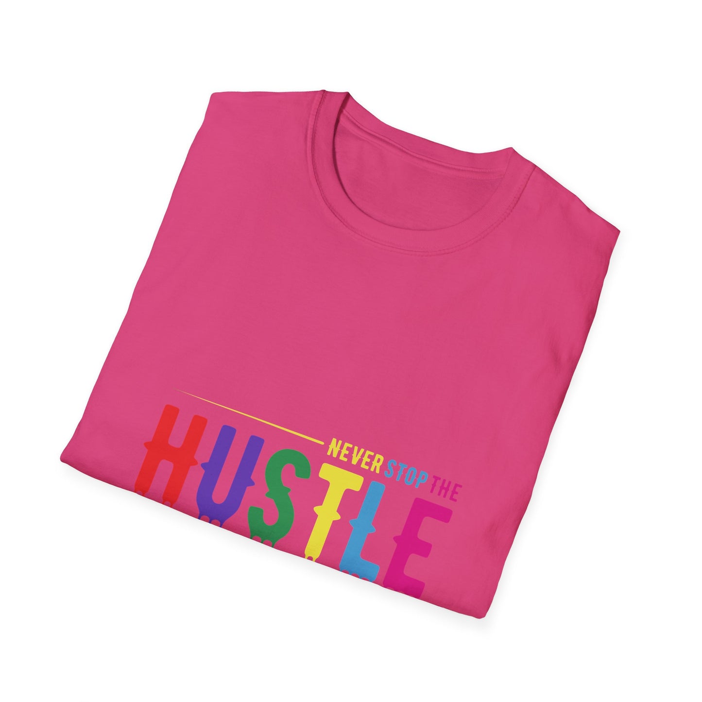 Colorful Hustle Tee – Soft T-Shirt for Entrepreneurs