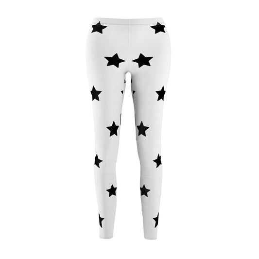 Chic & Charmed Starry Print Casual Leggings – Comfort with a Touch of Magic