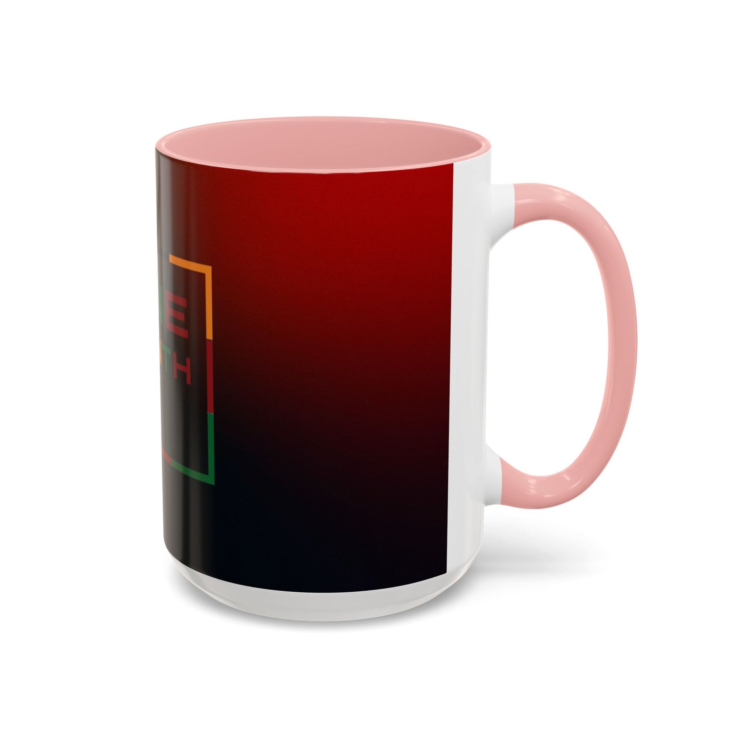 Juneteenth Accent Coffee Mug - Celebrate Freedom, Gift for Black History Month, Unique Housewarming Gift, Colorful Mug for All Occasions