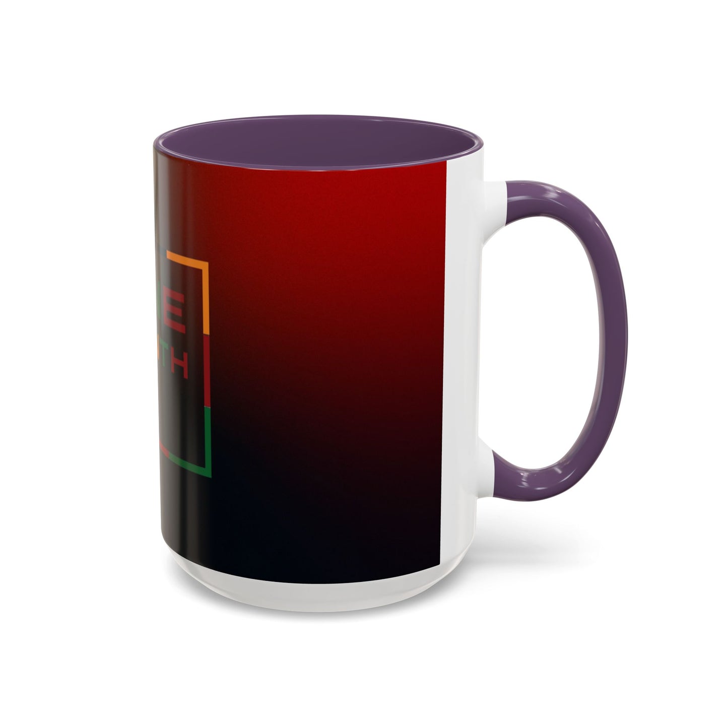 Juneteenth Accent Coffee Mug - Celebrate Freedom, Gift for Black History Month, Unique Housewarming Gift, Colorful Mug for All Occasions