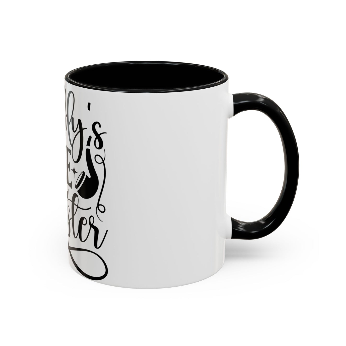Daddy's Little Monster Coffee Mug | Funny Gift for Dads, Father’s Day Mug, Baby Shower Surprise, Family Drinkware