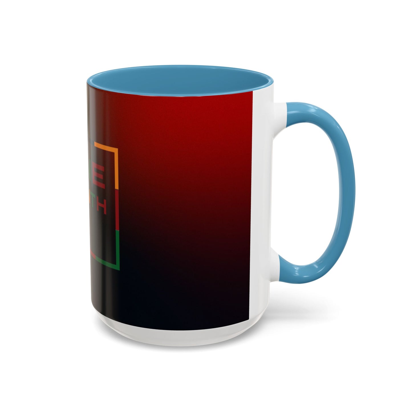 Juneteenth Accent Coffee Mug - Celebrate Freedom, Gift for Black History Month, Unique Housewarming Gift, Colorful Mug for All Occasions