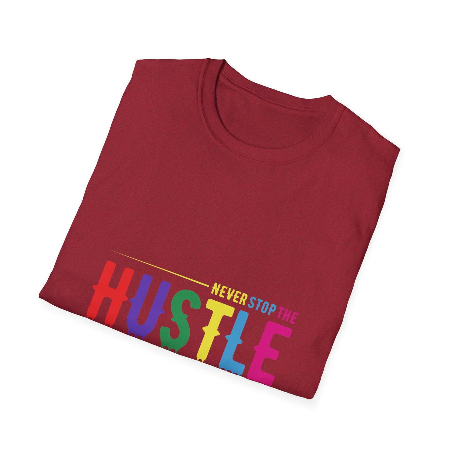 Colorful Hustle Tee – Soft T-Shirt for Entrepreneurs