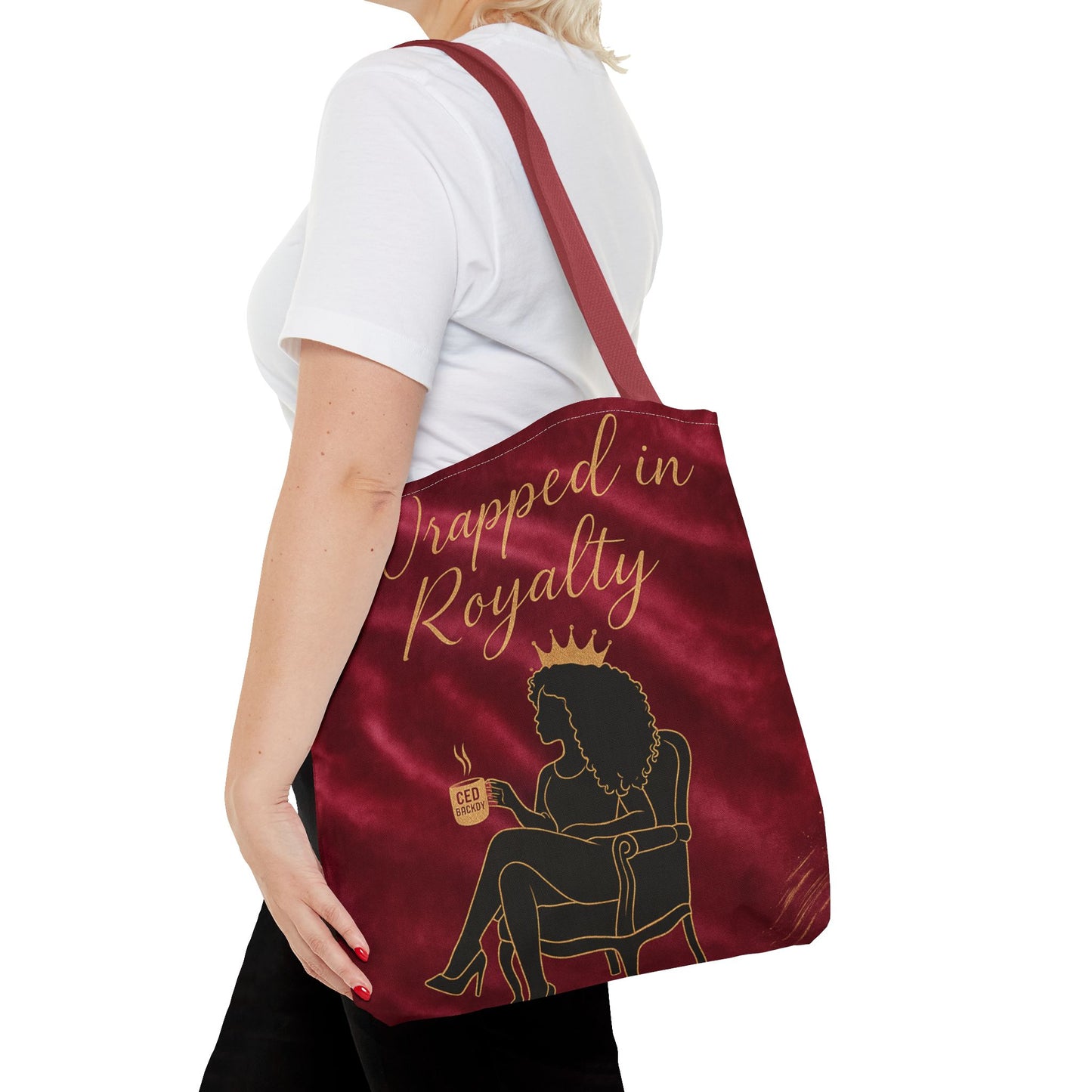 “Wrapped in Royalty” Luxe Tote – Chic & Charmed Collection™