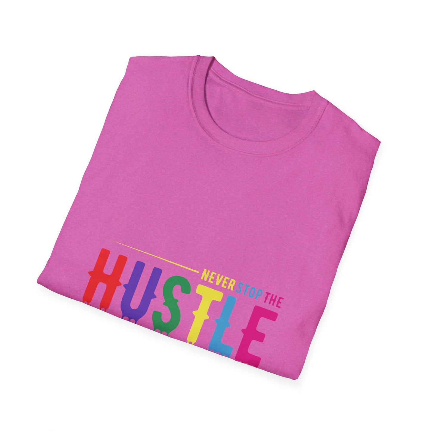 Colorful Hustle Tee – Soft T-Shirt for Entrepreneurs