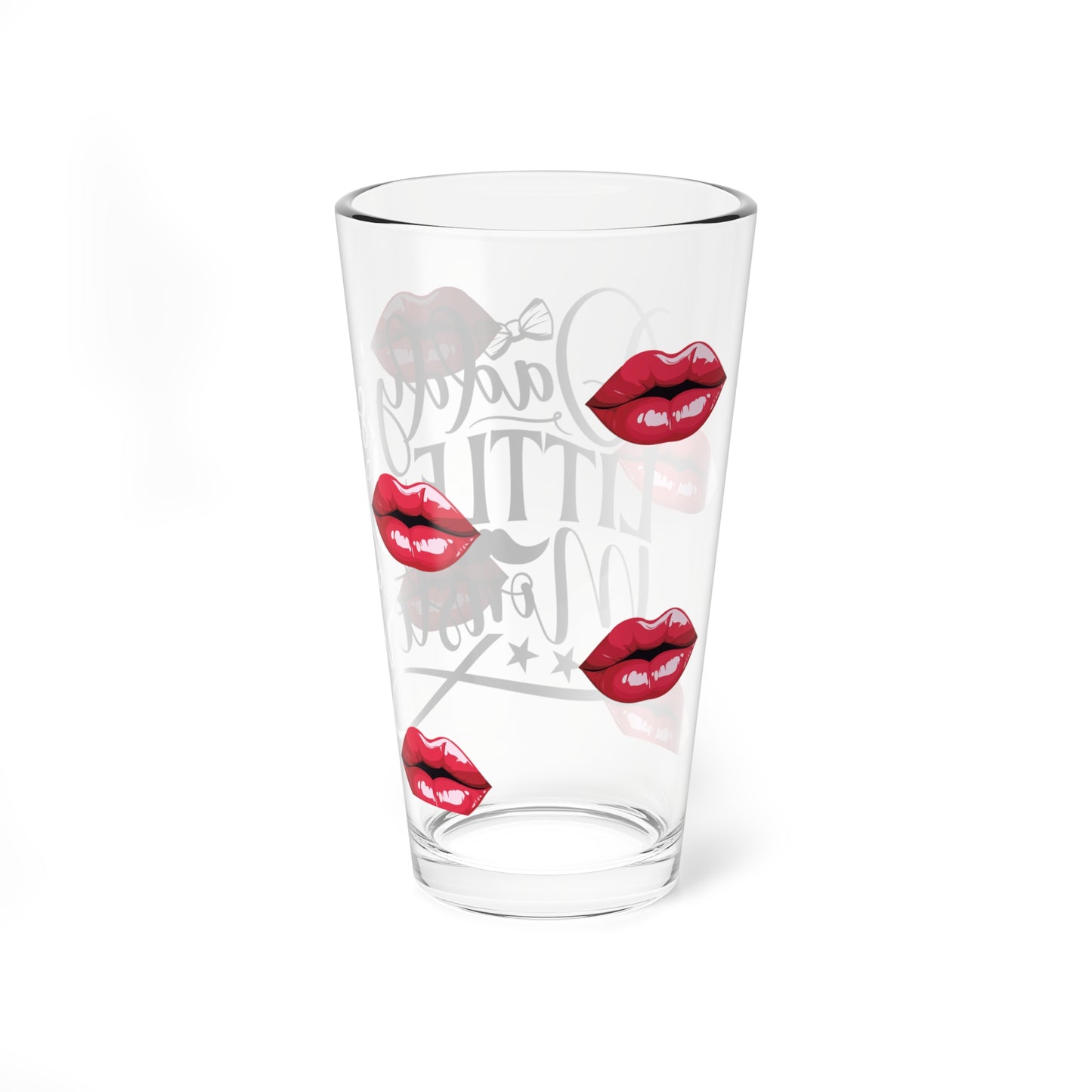 Daddy's Little Monster Mixing Glass | 16oz Barware for Parties, Gifts, and Home Entertaining