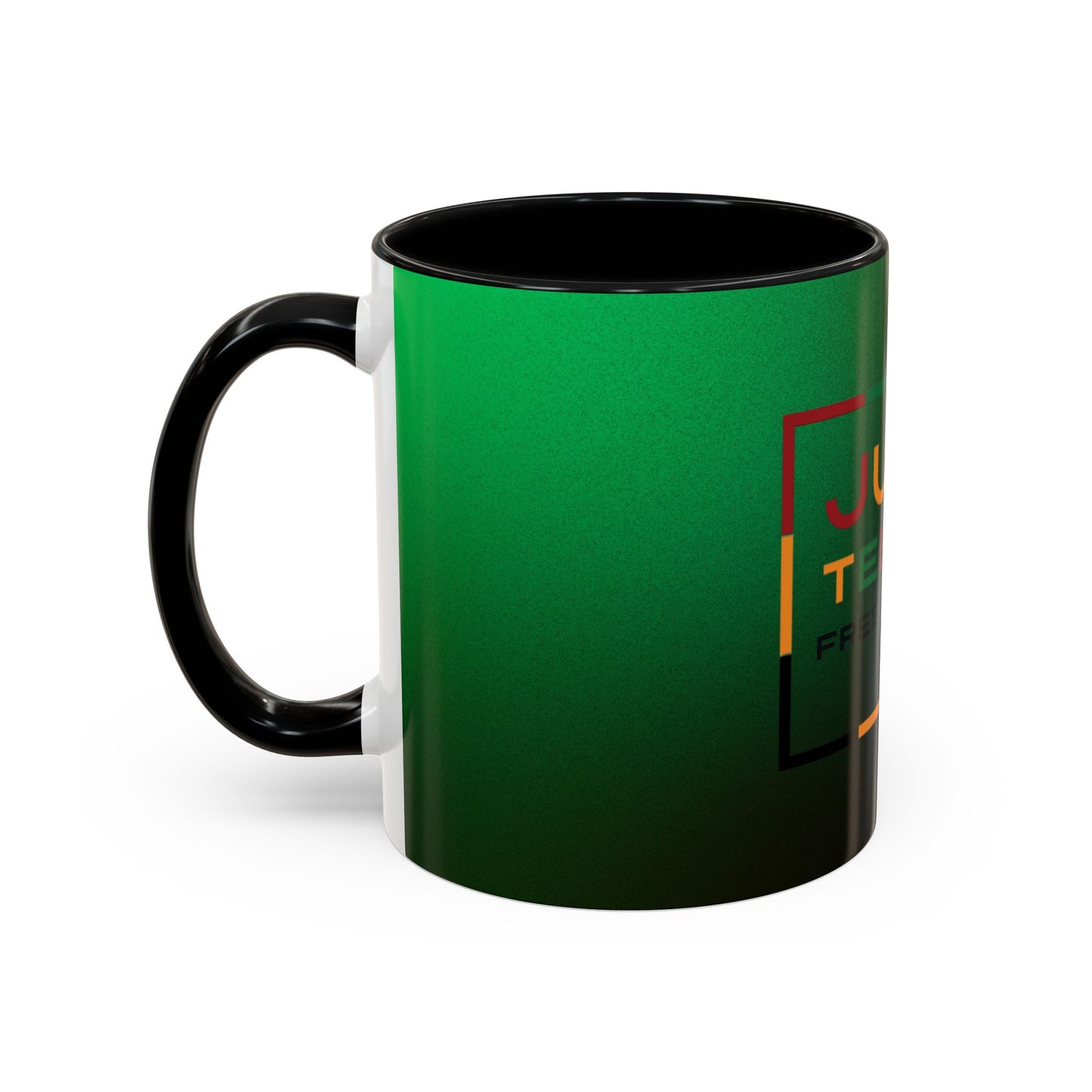Juneteenth Accent Coffee Mug - Celebrate Freedom, Gift for Black History Month, Unique Housewarming Gift, Colorful Mug for All Occasions