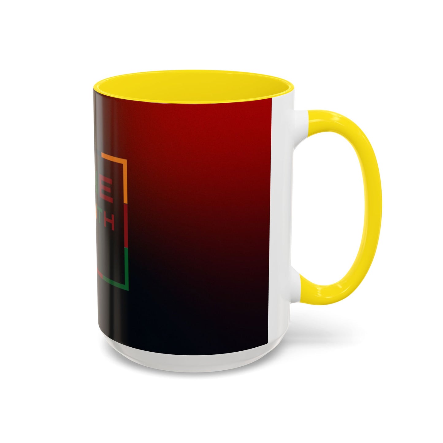 Juneteenth Accent Coffee Mug - Celebrate Freedom, Gift for Black History Month, Unique Housewarming Gift, Colorful Mug for All Occasions