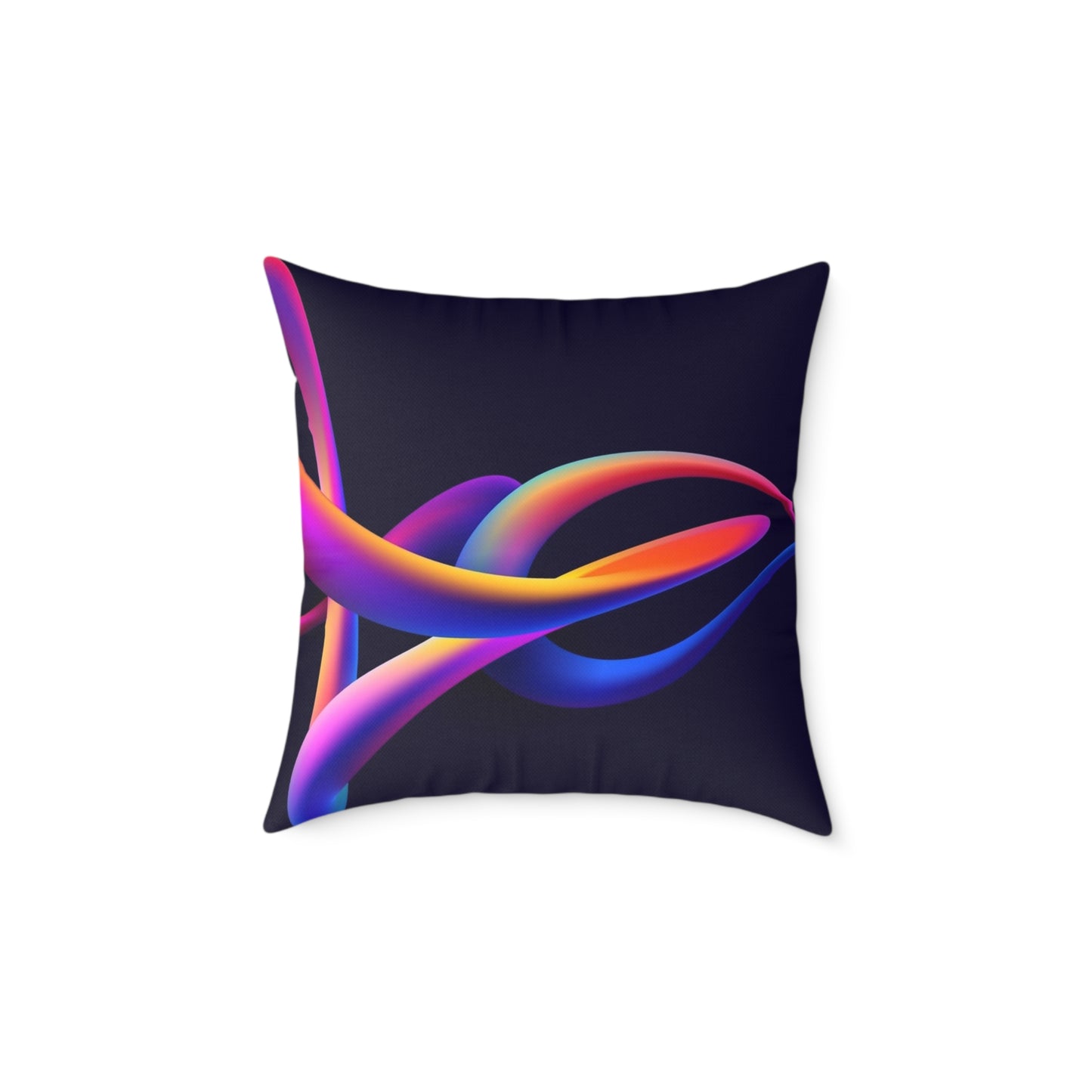 HeartMuse Modern Art Pillow | Abstract Heart Throw Cushion, Vibrant Home Accent, Valentine's Day or Anniversary Gift