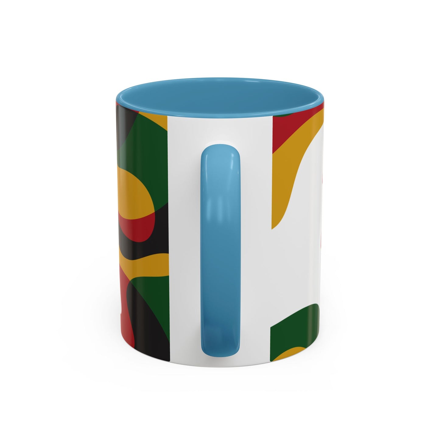 Juneteenth Freedom Day Accent Coffee Mug | Celebrate Liberation, Bold Black History Gift, Vibrant Home & Office Decor