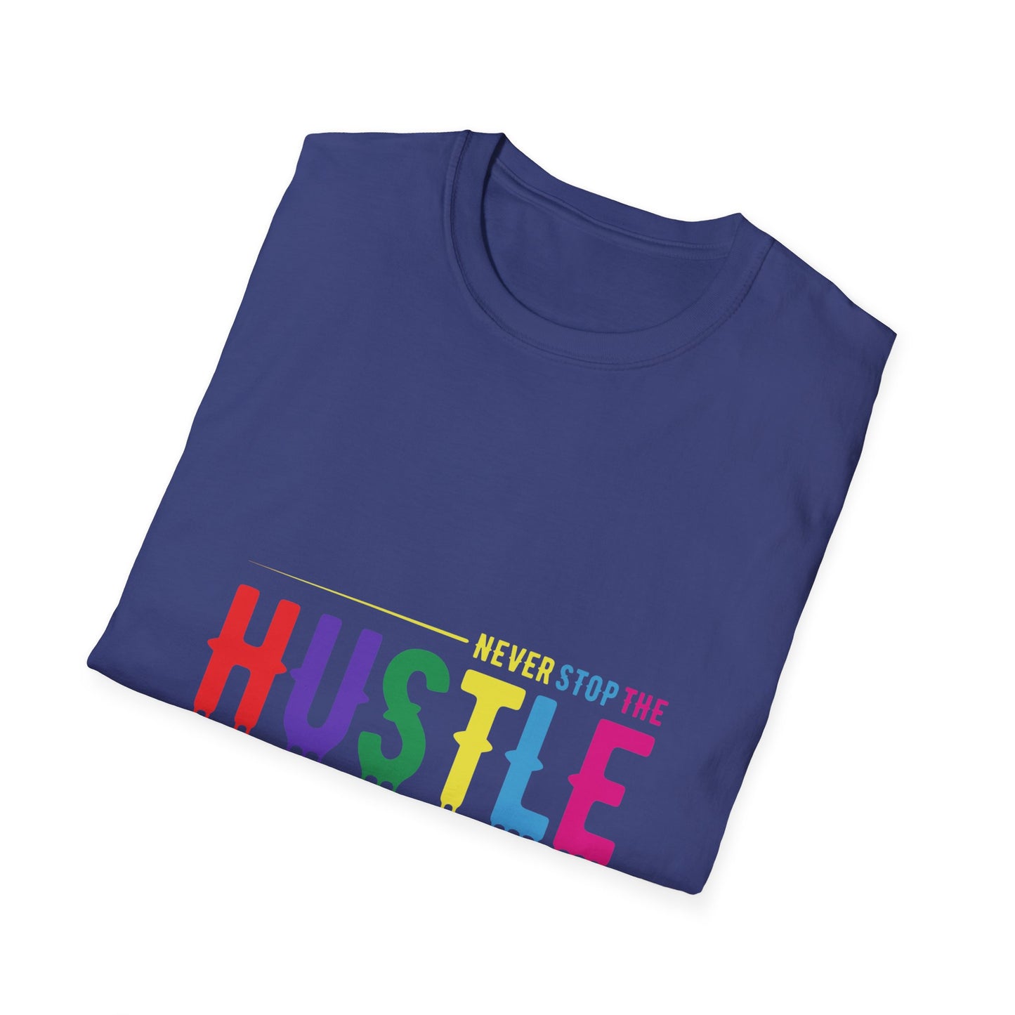 Colorful Hustle Tee – Soft T-Shirt for Entrepreneurs