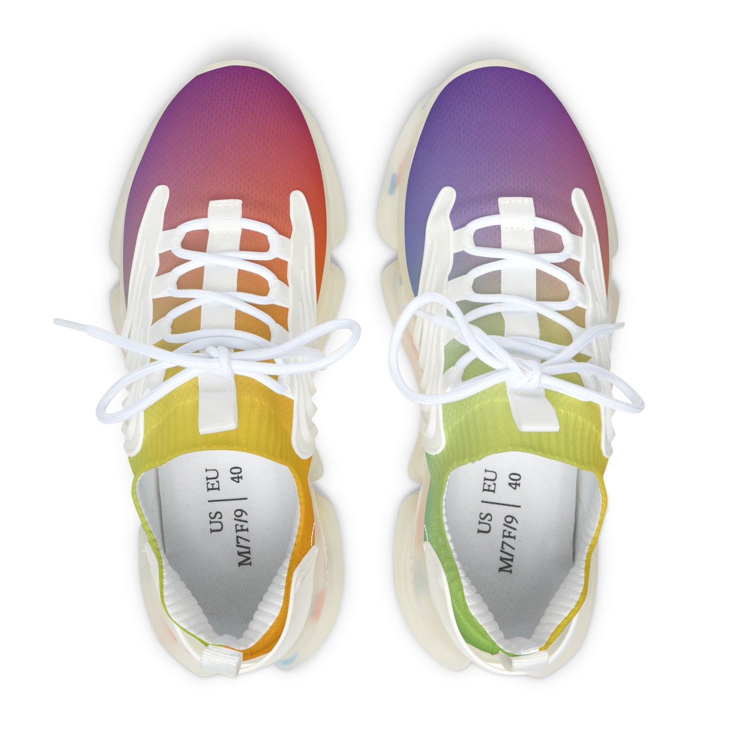 Rainbow Women's Mesh Sneakers | Colorful Comfort Meets Everyday Style