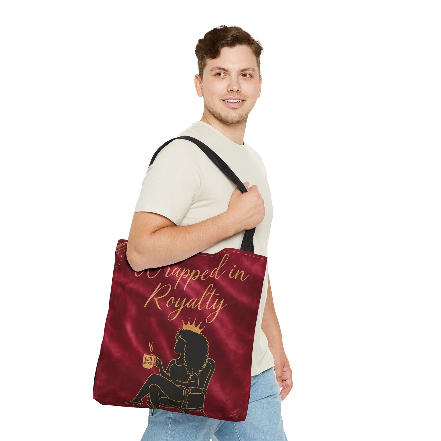 “Wrapped in Royalty” Luxe Tote – Chic & Charmed Collection™