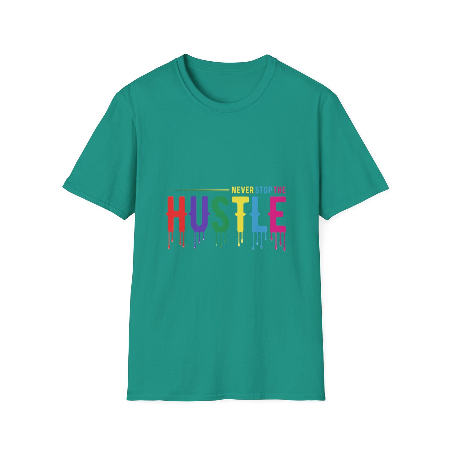 Colorful Hustle Tee – Soft T-Shirt for Entrepreneurs