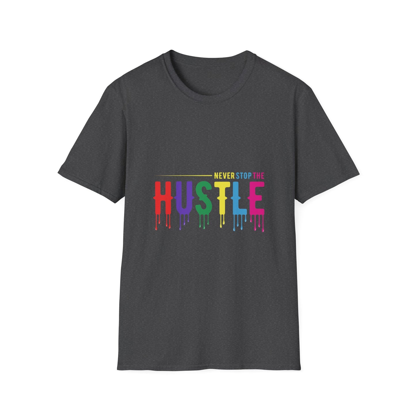 Colorful Hustle Tee – Soft T-Shirt for Entrepreneurs