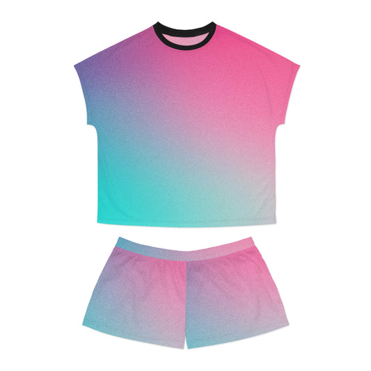 🌈 Women’s Gradient Pajama Set – Where Cozy Meets Chic
