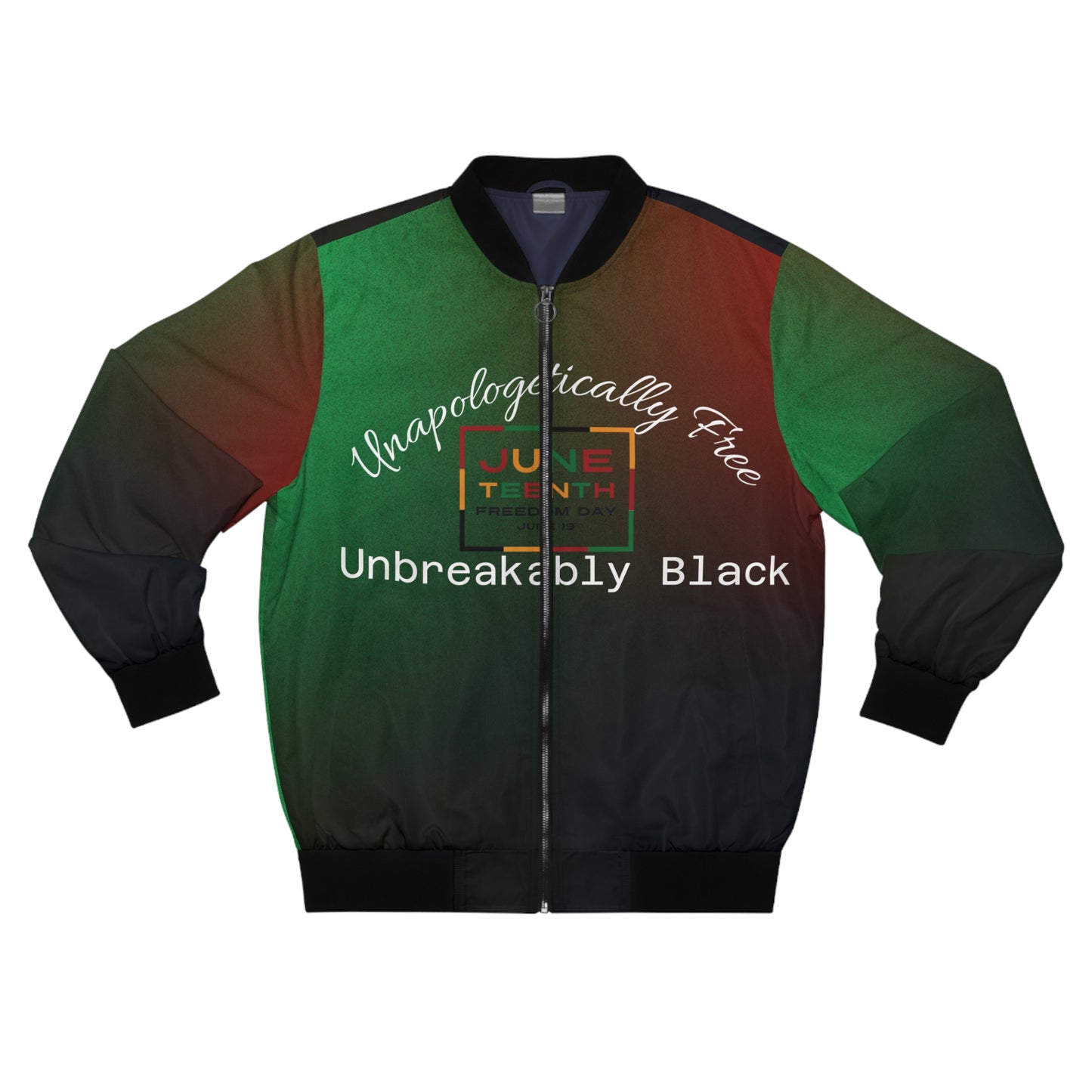 🔥 Unbound Bomber – Men’s Juneteenth Celebration Jacket