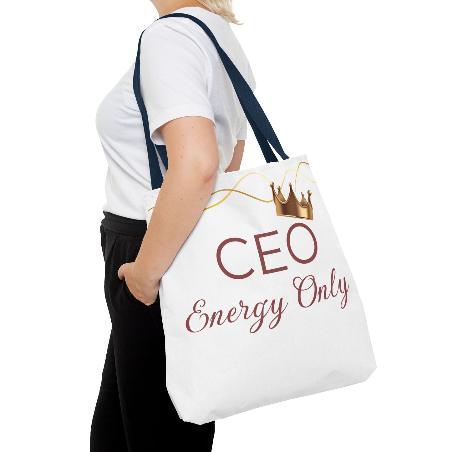“CEO Energy Only!” Tote – Chic & Charmed Collection™
