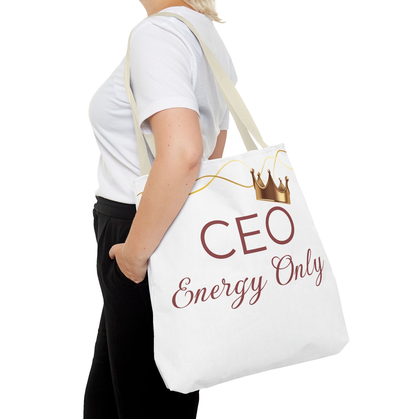 “CEO Energy Only!” Tote – Chic & Charmed Collection™