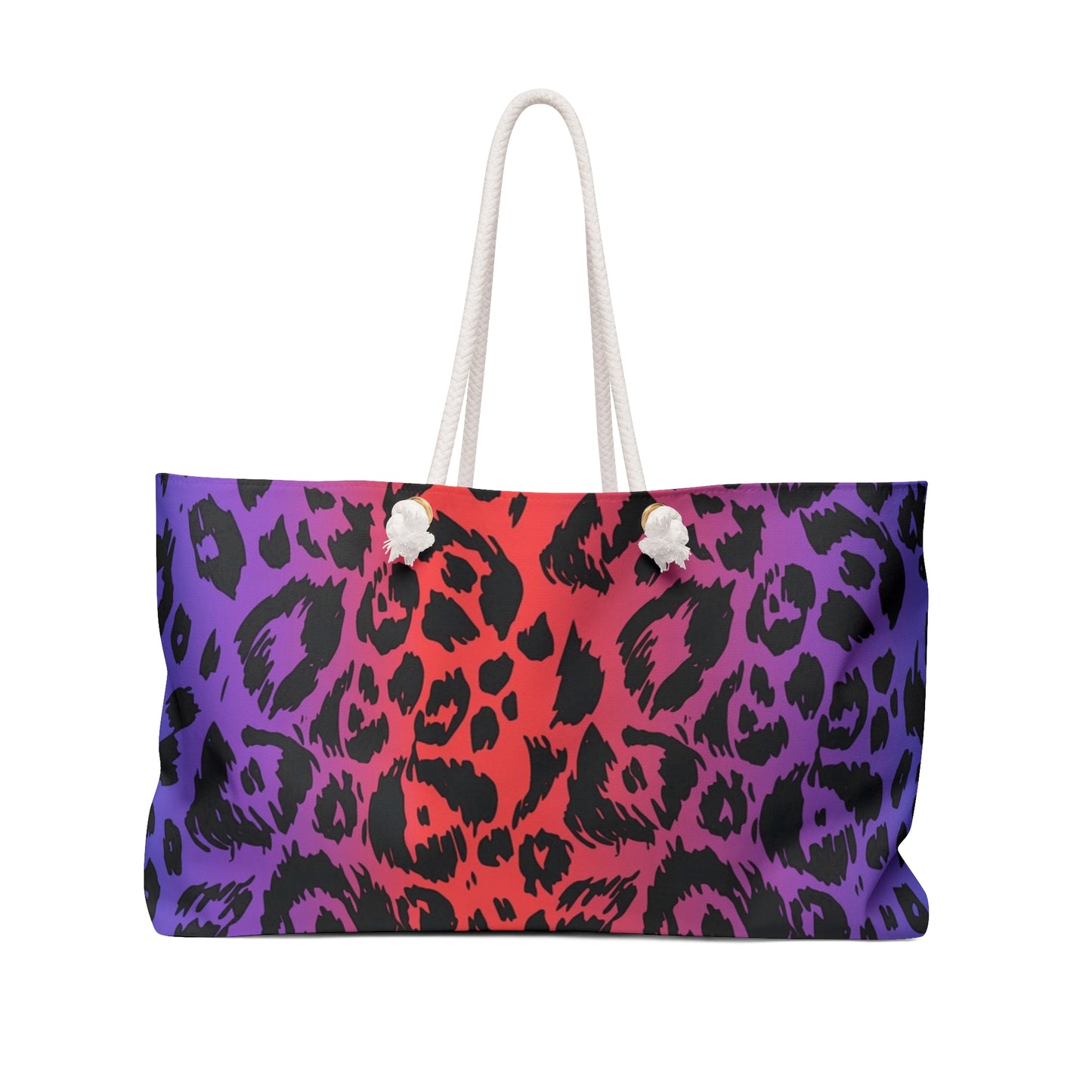 Wild Side Weekender – Bold Leopard Print Travel Tote for the Fearless & Fun
