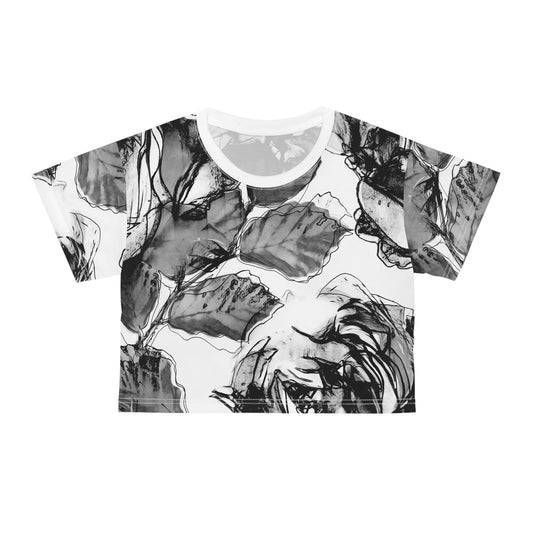 Chic Floral Crop Tee