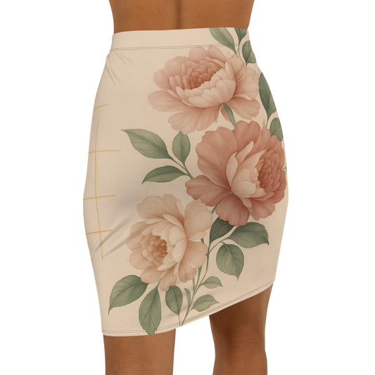 Petal & Poise Pencil Skirt