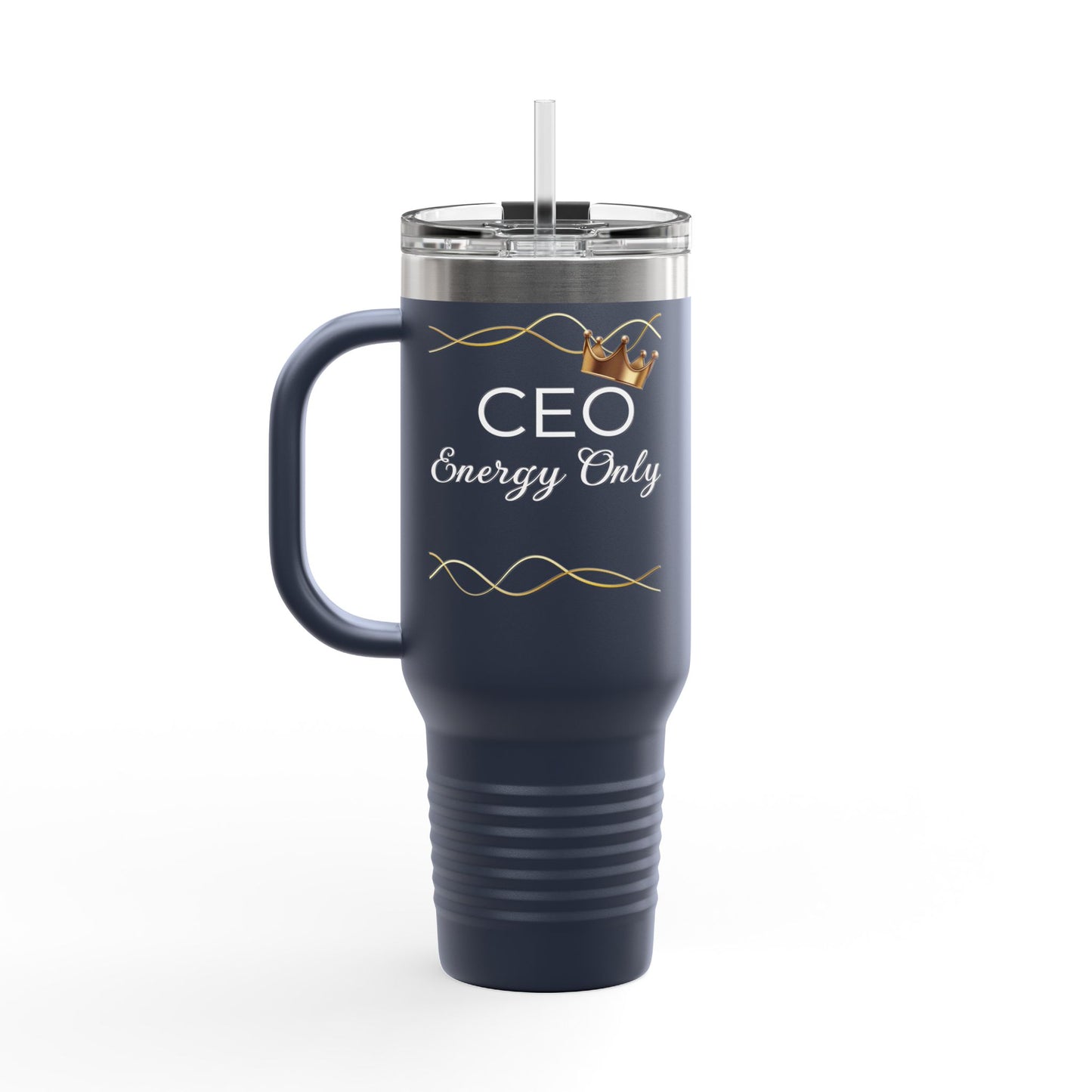 Insulated Travel Mug - 'CEO Energy Only'