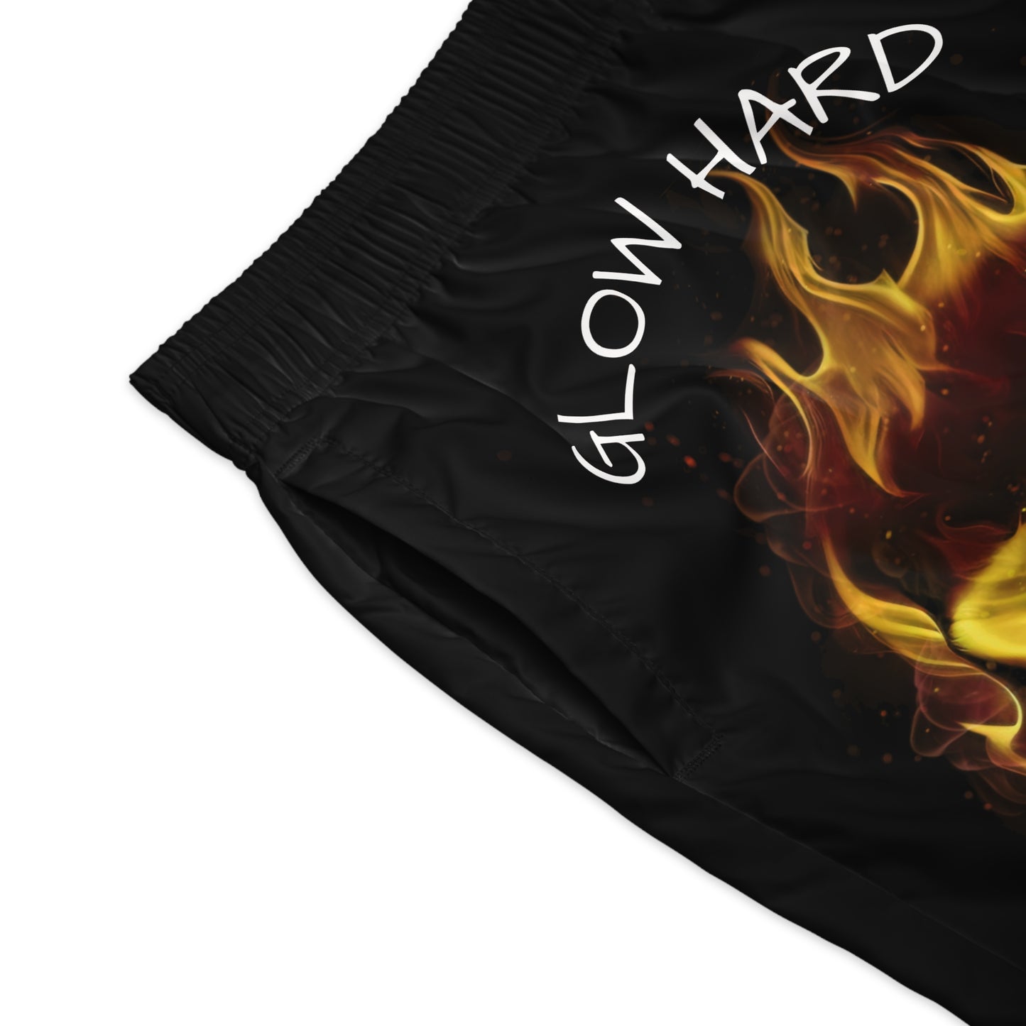 🔥 Flame Skull Men’s Jogger Shorts – Street-Ready Heat Meets Everyday Comfort
