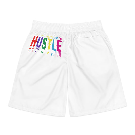 Colorful Hustle Men’s Jogger Shorts | Vibrant Summer Activewear, Gym & Casual Comfort