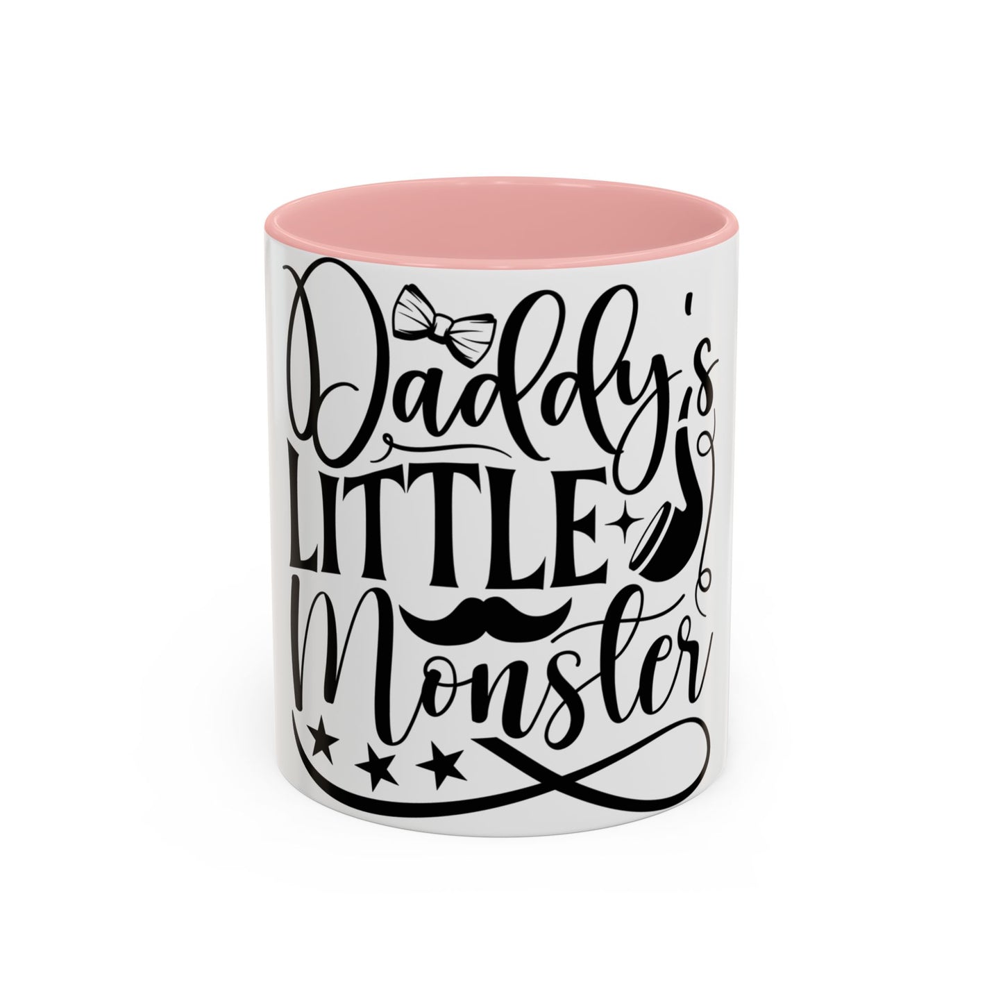 Daddy's Little Monster Coffee Mug | Funny Gift for Dads, Father’s Day Mug, Baby Shower Surprise, Family Drinkware