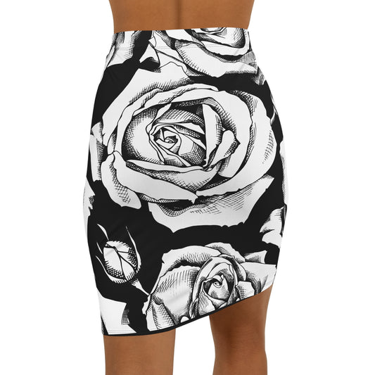 🌷 Fleur Forme Pencil Skirt – Elegance in Full Bloom