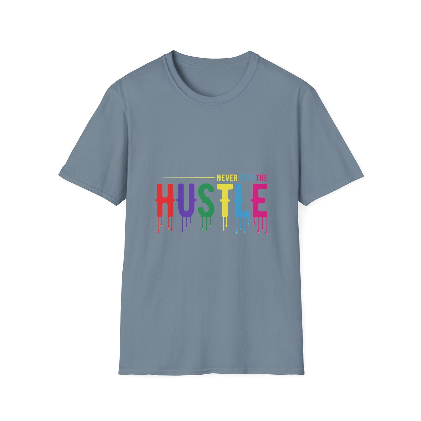 Colorful Hustle Tee – Soft T-Shirt for Entrepreneurs