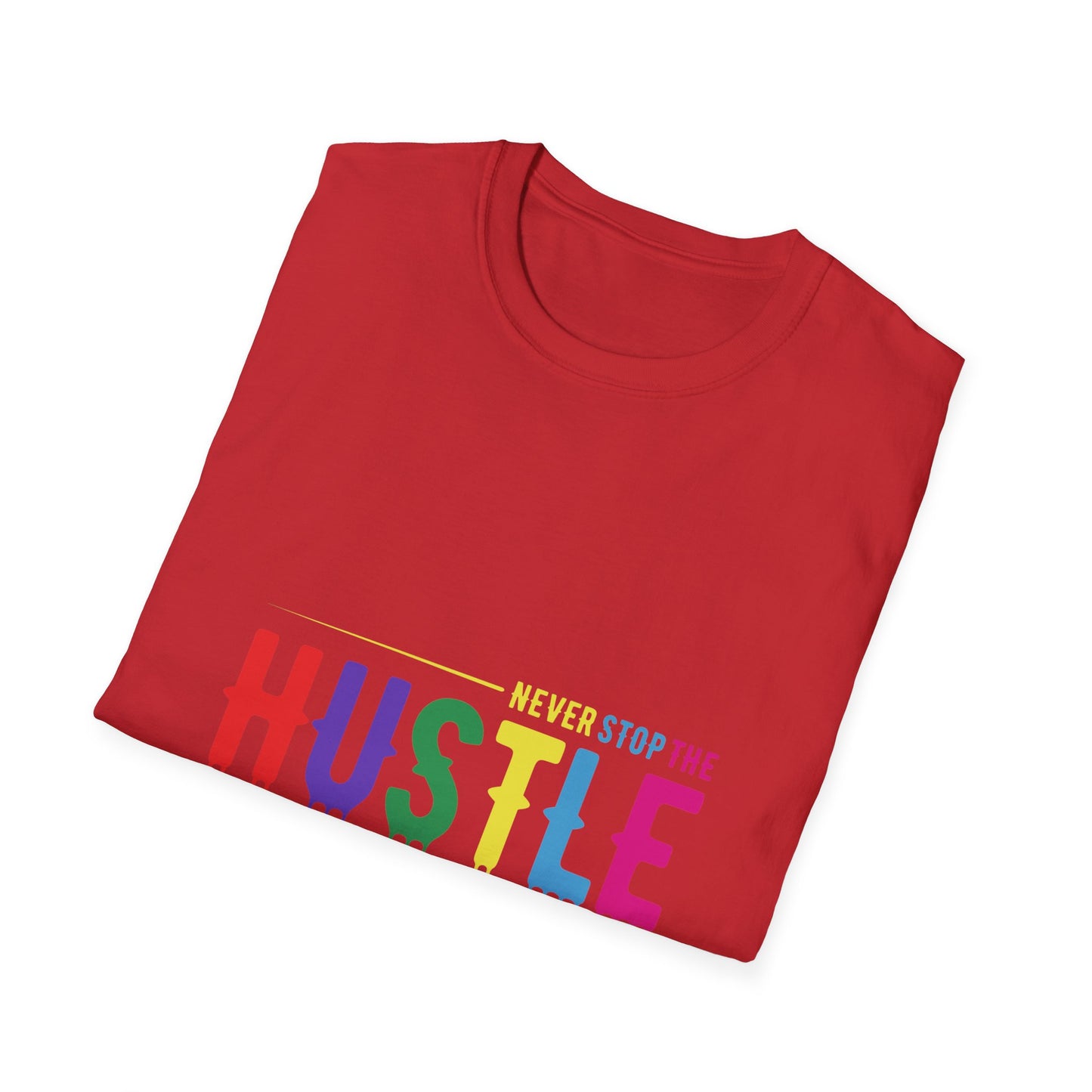 Colorful Hustle Tee – Soft T-Shirt for Entrepreneurs