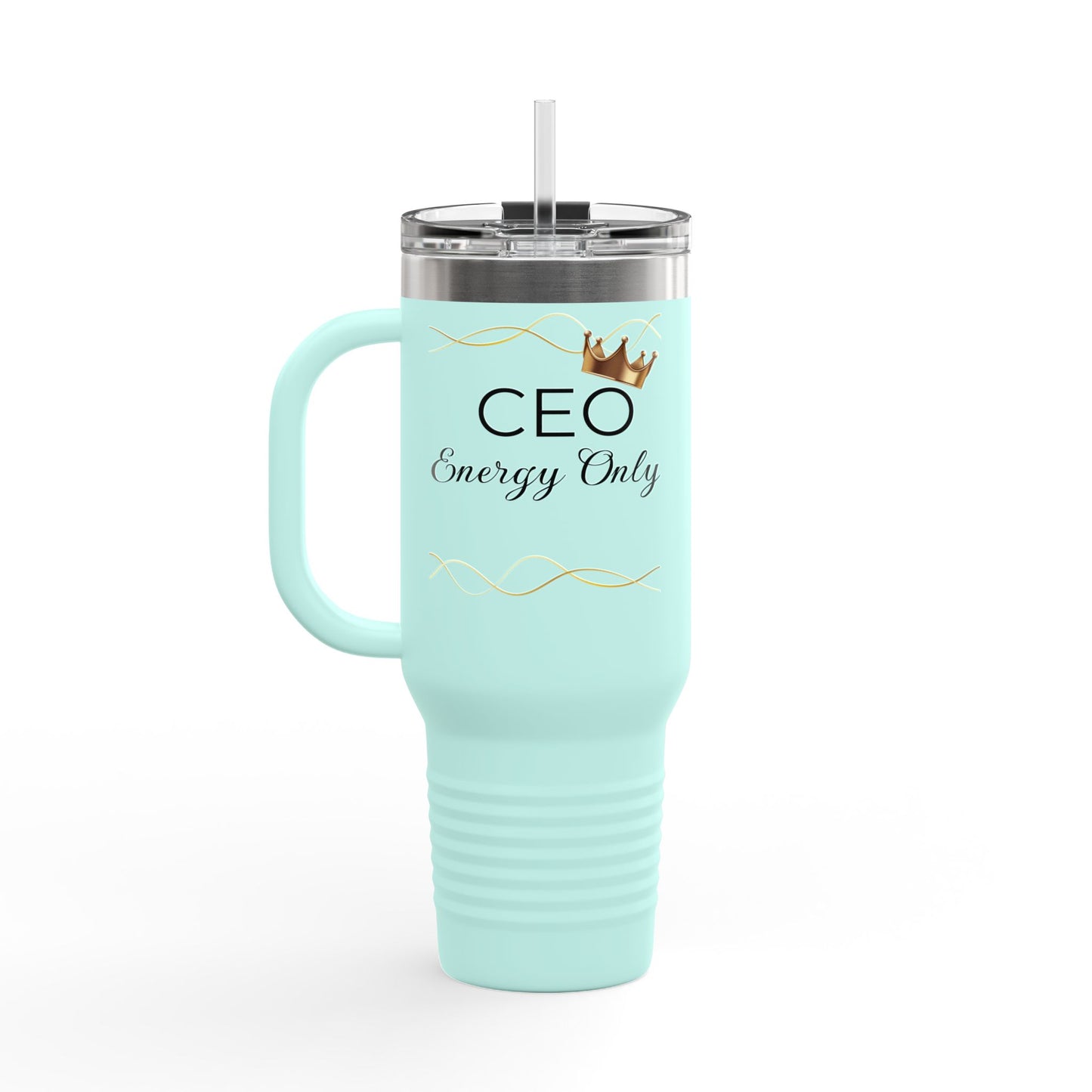 Insulated Travel Mug - 'CEO Energy Only'