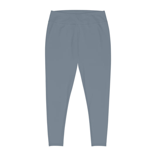 EssentialEase Plus Size Gray Leggings – Comfortable Fit, Everyday Style, Total Confidence
