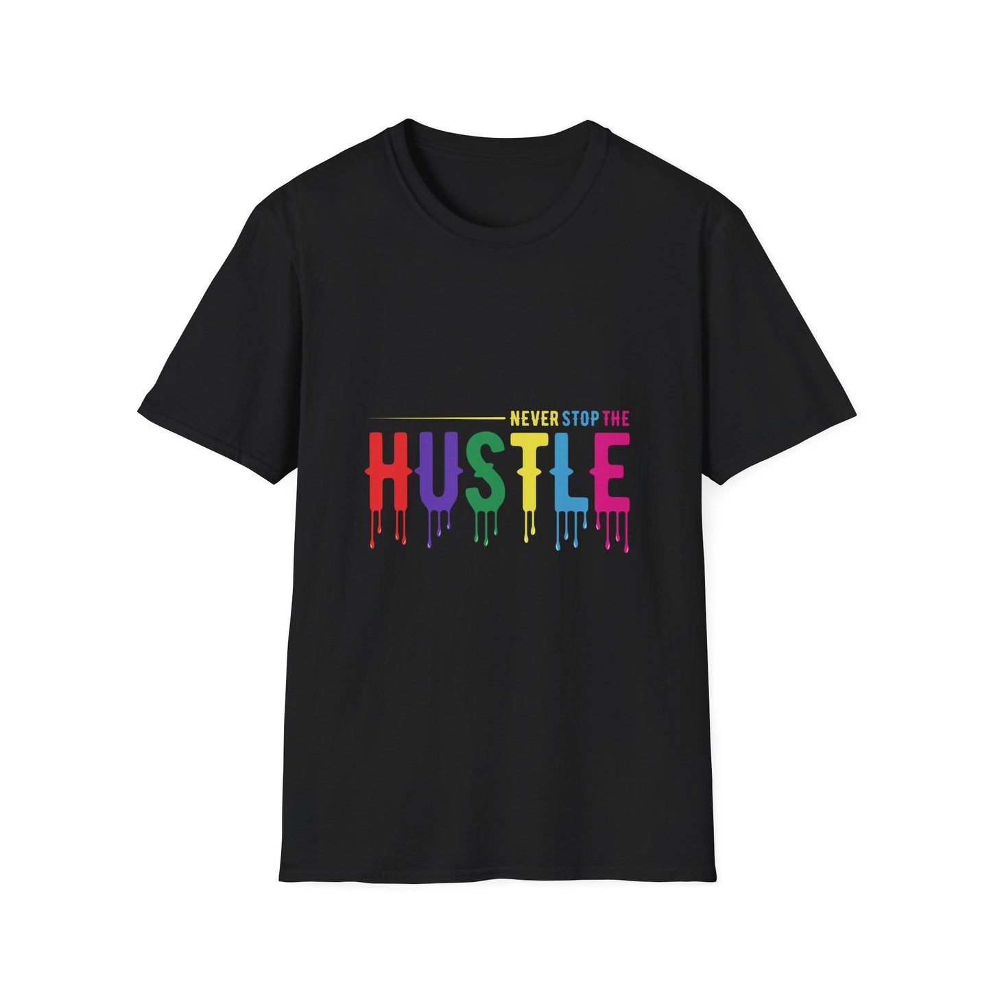 Colorful Hustle Tee – Soft T-Shirt for Entrepreneurs