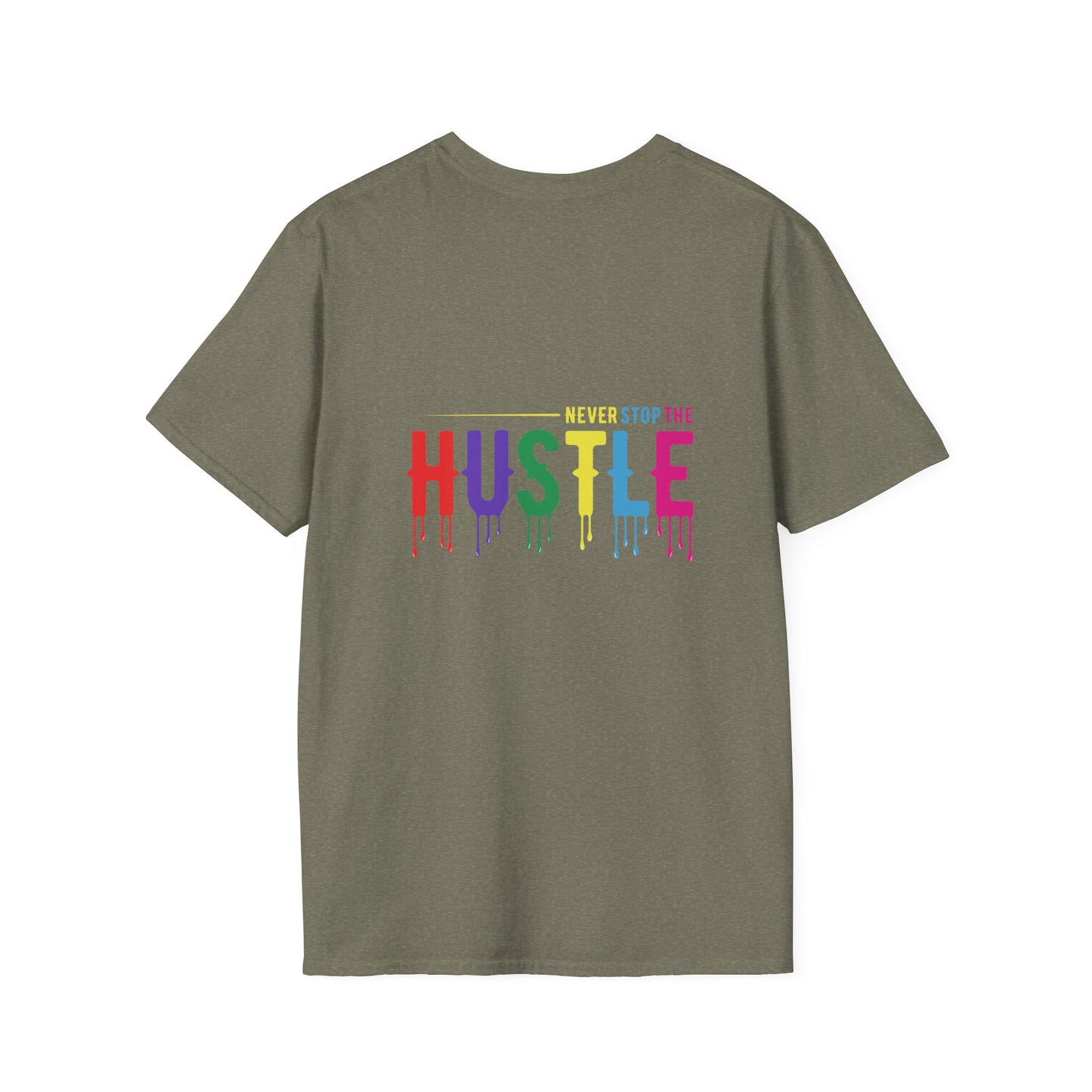Colorful Hustle Tee – Soft T-Shirt for Entrepreneurs