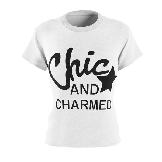Chic & Charmed Women's Graphic Tee – Everyday Style with a Bold Twist