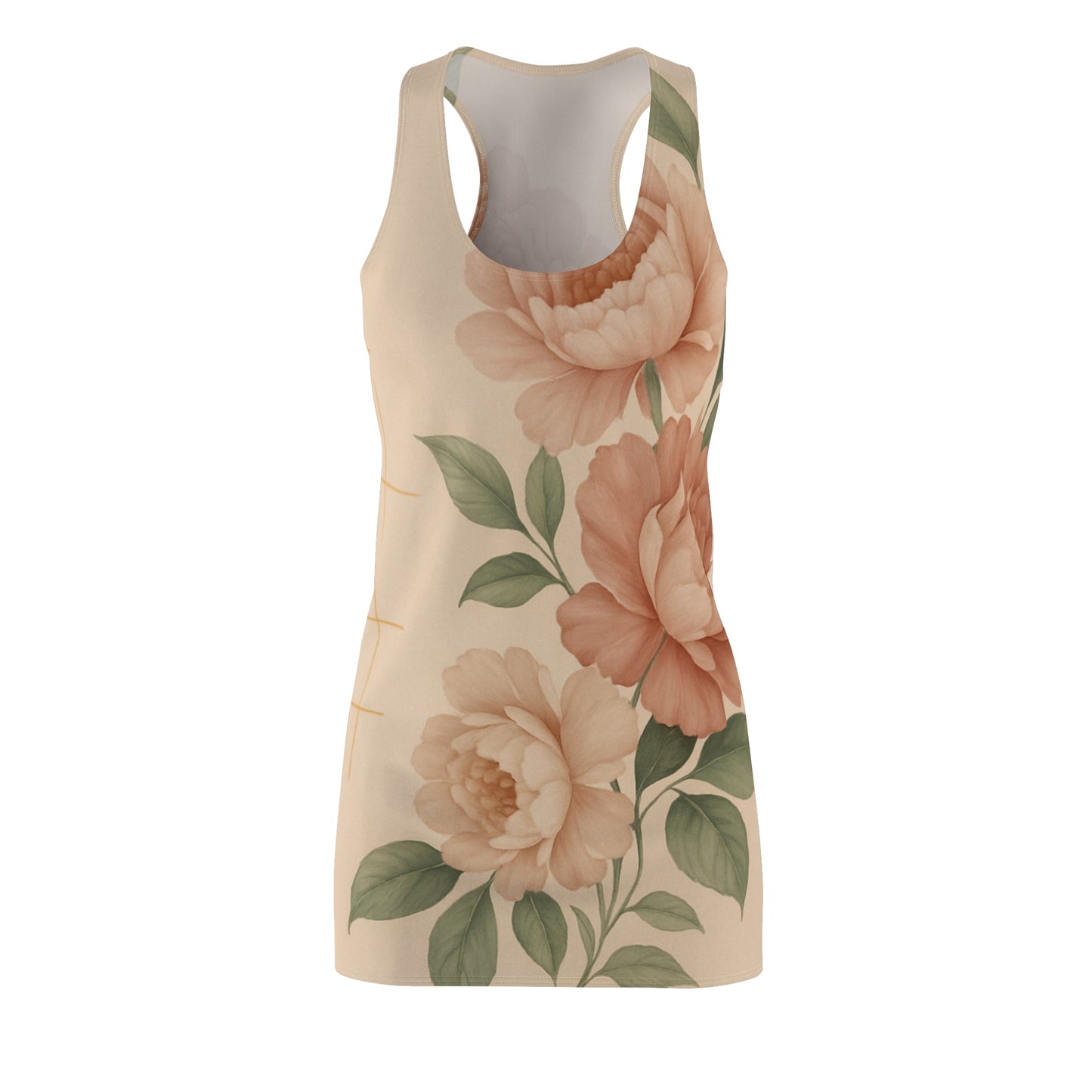 Timeless Petals – Lightweight Floral Racerback Dress
