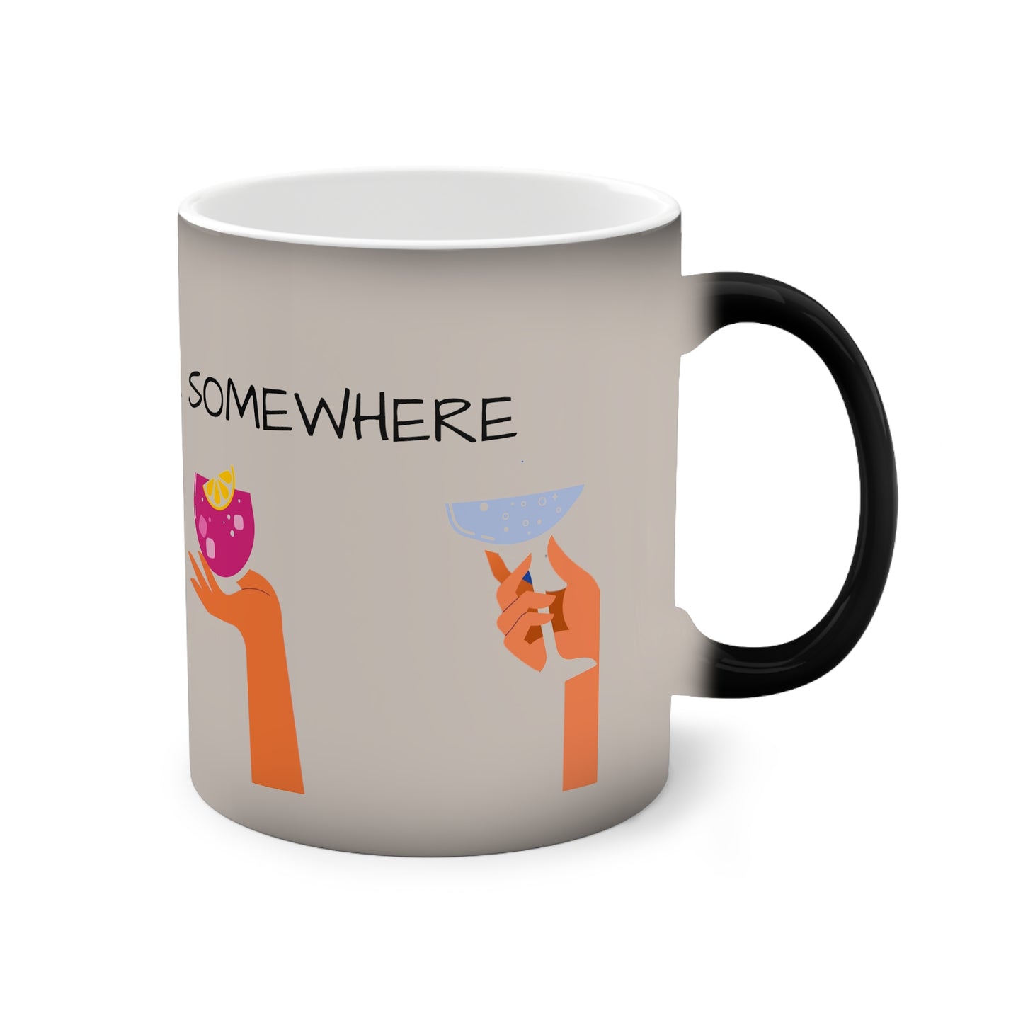 Color-Changing Cocktail Mug – “IT’S 12 O’CLOCK SOMEWHERE!”