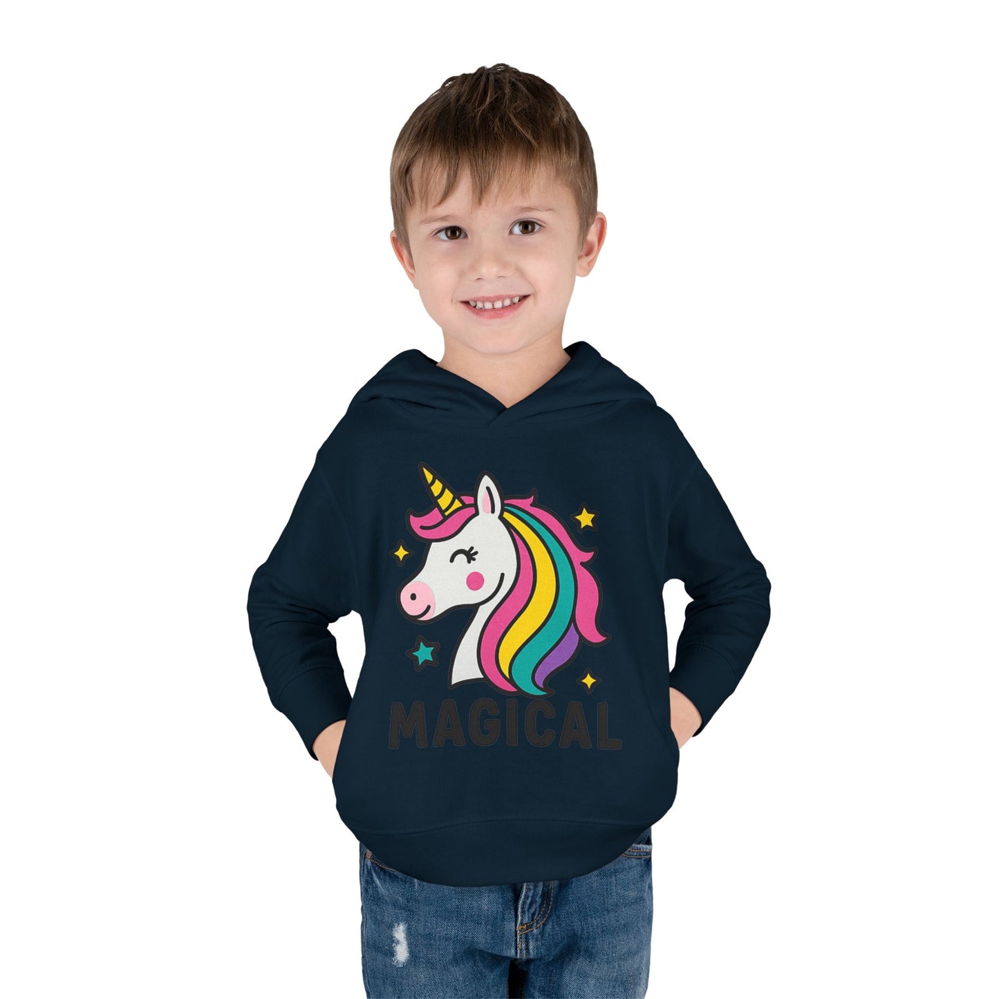 🦄 Magical Unicorn Toddler Fleece Hoodie Cozy & Cute Pullover for Toddlers | Perfect for Birthdays, School Days & Magical Moments