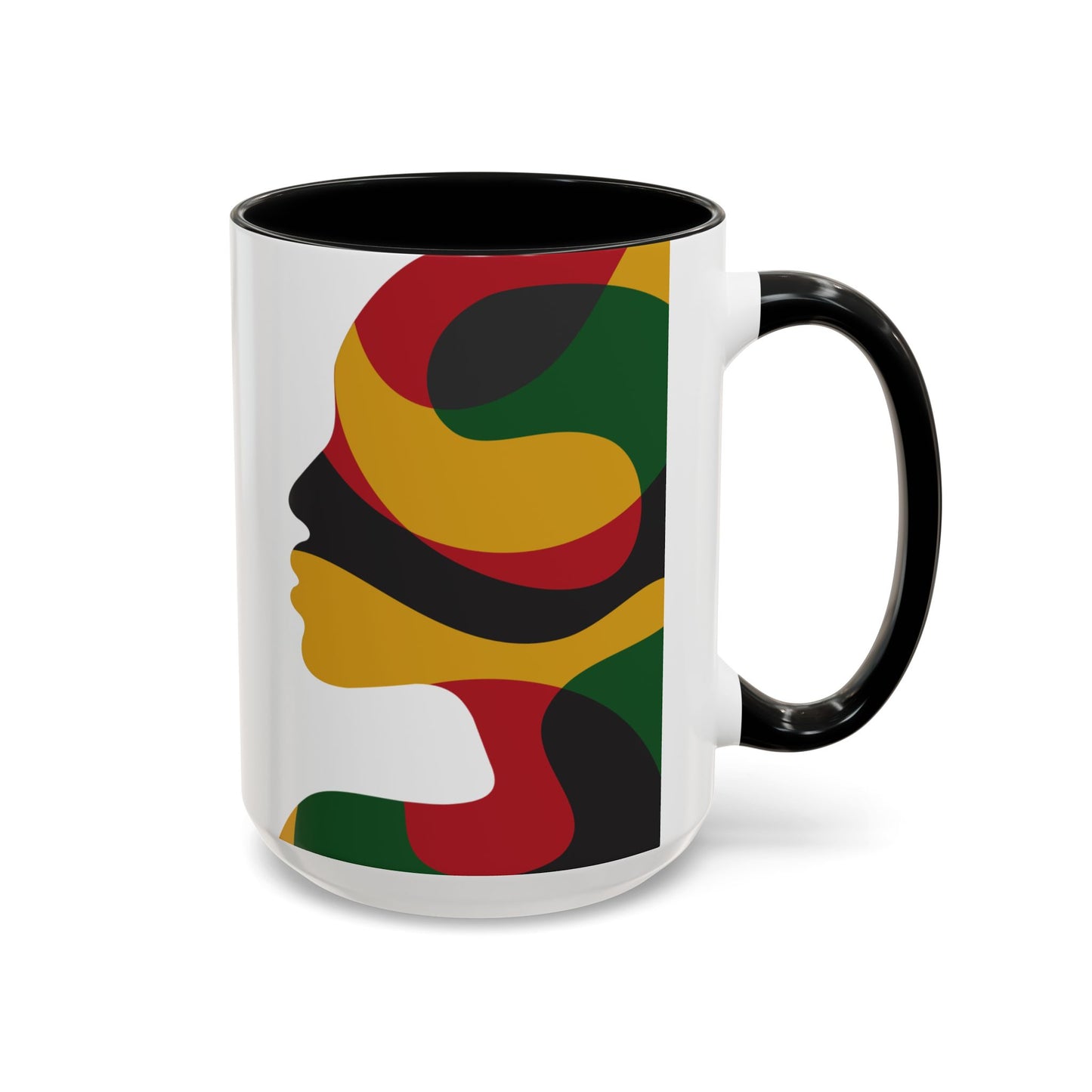 Juneteenth Freedom Day Accent Coffee Mug | Celebrate Liberation, Bold Black History Gift, Vibrant Home & Office Decor