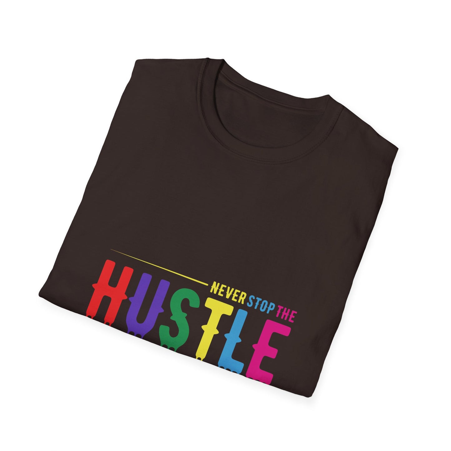 Colorful Hustle Tee – Soft T-Shirt for Entrepreneurs