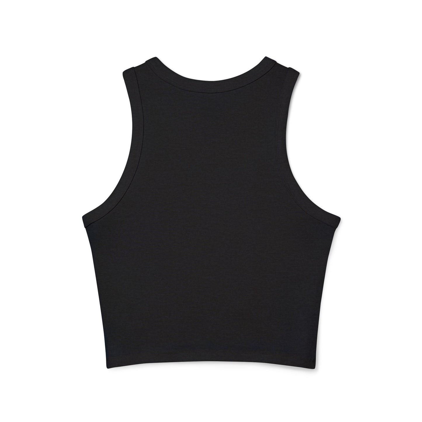 Chic & Charmed Women's Micro Rib Racer Tank – Sleek, Sporty, Stylish