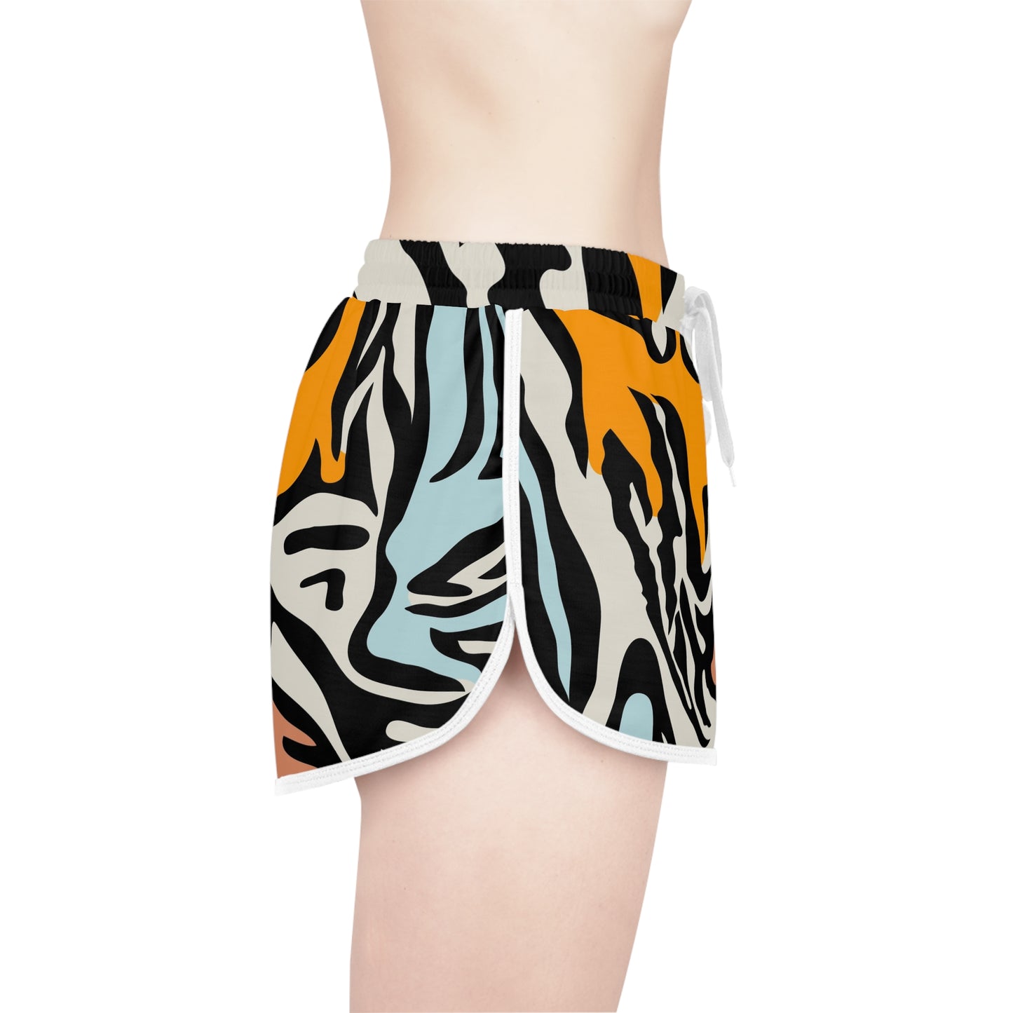 Wild & Free Women's Lounge Shorts – Bold Animal Print for Summer Comfort