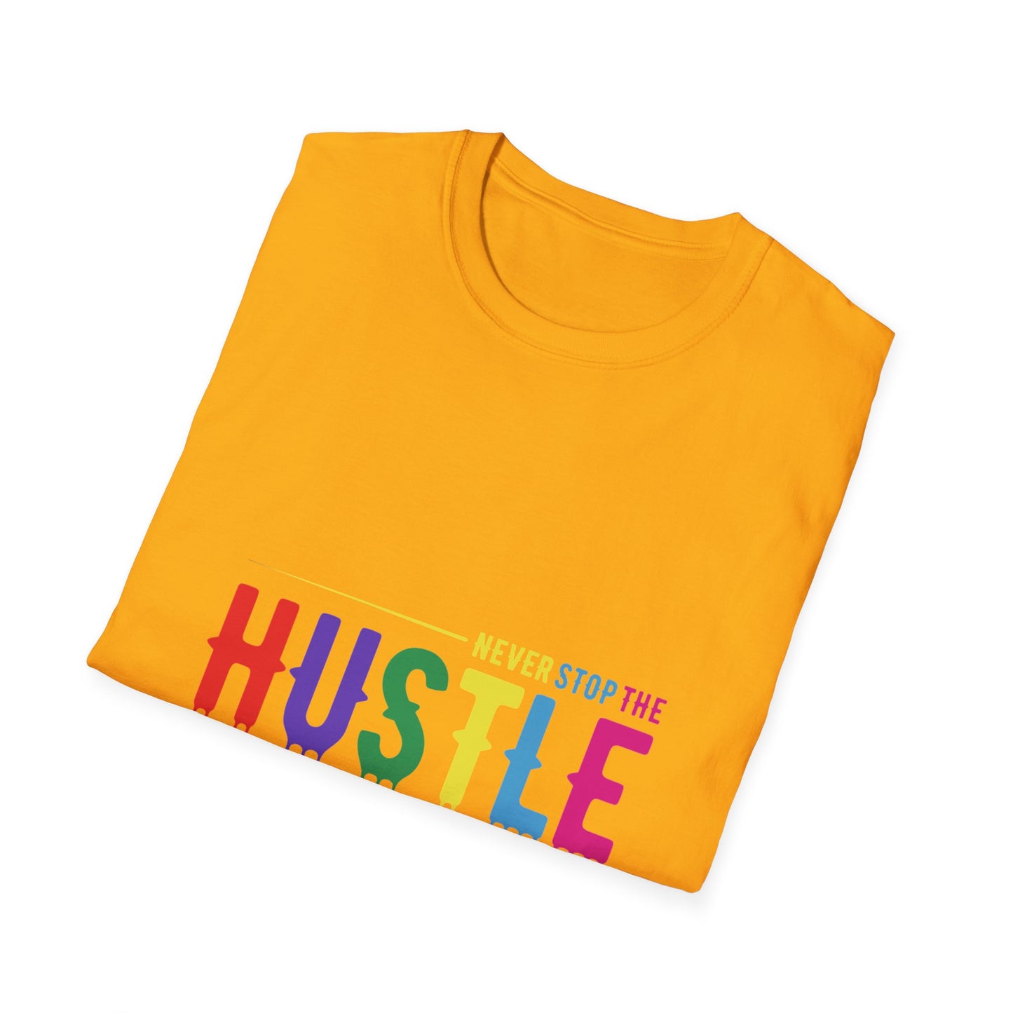 Colorful Hustle Tee – Soft T-Shirt for Entrepreneurs