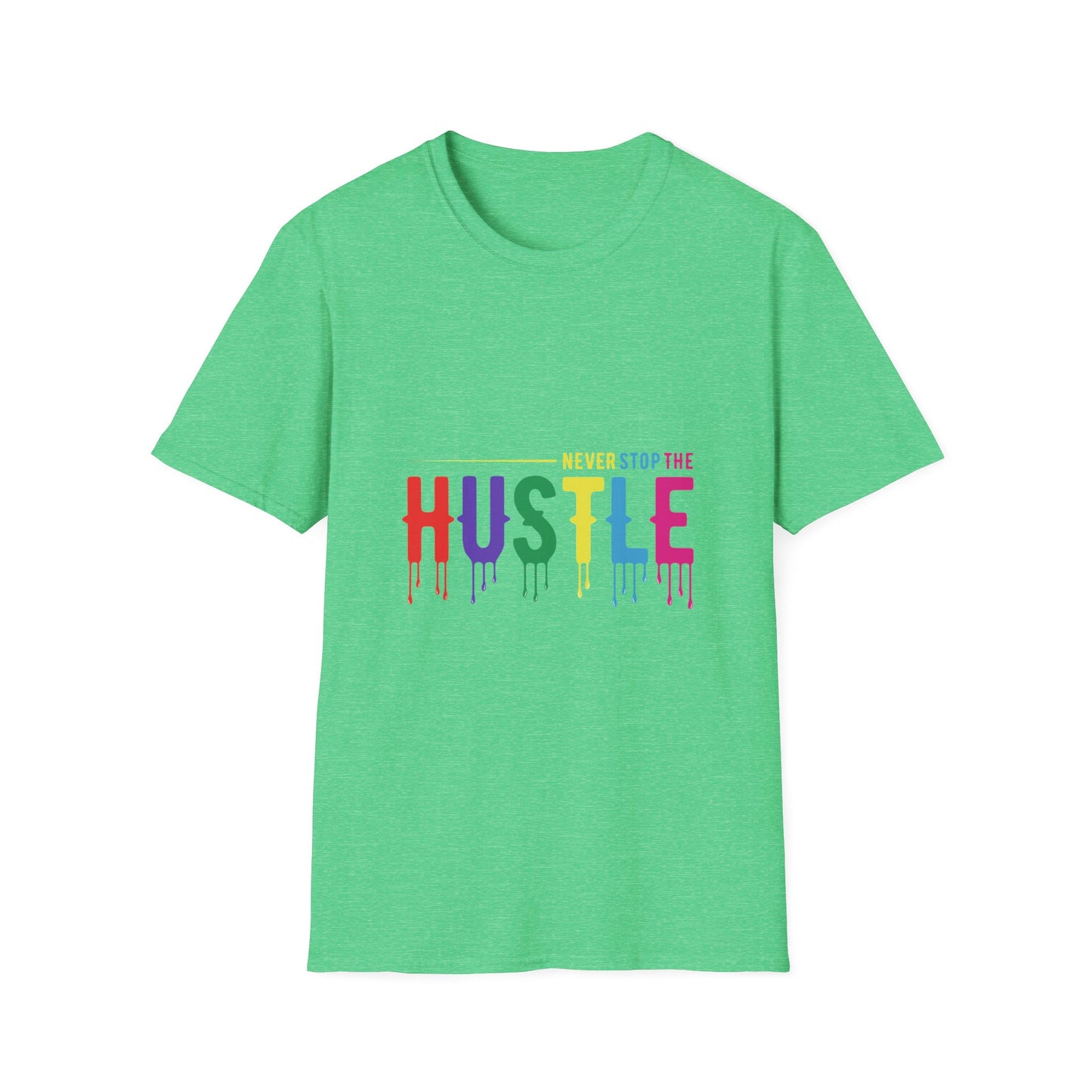 Colorful Hustle Tee – Soft T-Shirt for Entrepreneurs