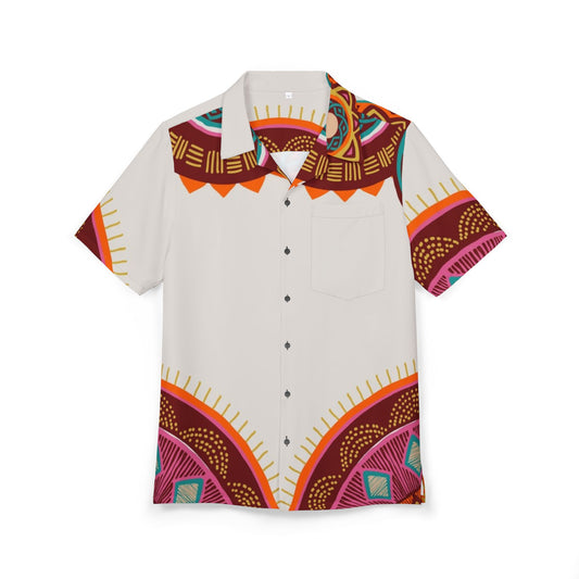 Vibrant Hawaiian Button-Down Shirt – Tropical Style, Everyday Comfort