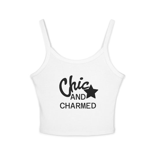 Chic & Charmed Women's Spaghetti Strap Tank Top – Effortlessly Stylish, Always You!